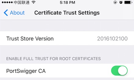 iOS-Security-Network-Burp-Proxy-Https-Trust